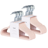 3 Sprouts front packaging showing 30 pink hangers and neat storage benefit