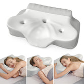 ABLEGRID front view of contour pillow showing ergonomic shape and improved support
