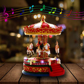 ABLINGAMSUIT front view showing full carousel and festive design benefit: instant holiday centerpiece