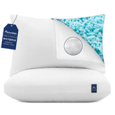 ACCURATEX king pillow front view showing full hybrid profile and comfort