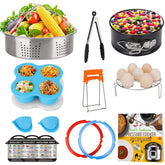 acnusik front packaging showing full 3qt accessory kit and neat storage benefit