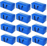 Acnusik front view of extra large zippered tote showing capacity and secure closure