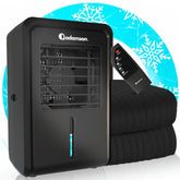 Adamson B10 Twin front view showing cooling pad and compact chiller, clearer sleep comfort