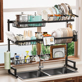 ADBIU front view showing full over-sink rack and space-saving benefit