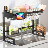 ADBIU front view of assembled rack showing full two-tier storage and clean design benefit