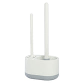 ADNIKIA front view of brush and plunger in holder showing neat storage benefit