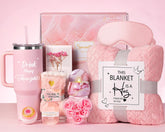 Aeenr gift basket front view showing boxed presentation and contents, ideal for gifting