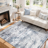 Aelenmu 5x7 rug front view showing pattern and color, enhances room style