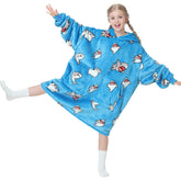 Aemicion shark hoodie front view showing cozy fit and playful design