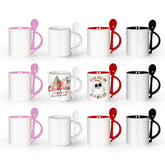AGH front view of all 12 mugs showing color variety and presentation benefit