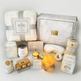 AHAGIFTREE front packaging view showing elegant gift box and contents, presents convenience