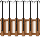 AHRLHR front packaging showing six assembled poles and included clips, highlights convenience