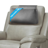 AHUAWA front view of velvet headrest showing plush support