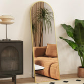 Aidoly arched full-length front view showing sleek frame and clear reflection for styling