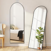 Aidoly arched full-length front view showing clean reflection and modern look