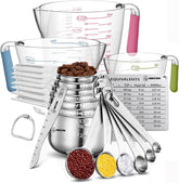 AIKEXIN full measuring set front view showing all pieces and organized layout