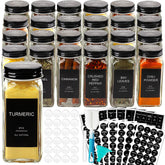 AISIPRIN front view of full 24-piece kit showing jars and accessories for organized storage