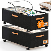 AKODENORA front view showing full bin and benefit of space saving