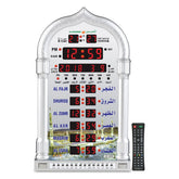 AL-HARAMEEN front display showing prayer times and clear LED benefits