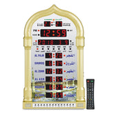 AL-HARAMEEN front LED display showing prayer times and date, clear visibility benefit