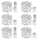 Albelt front packaging showing six 33ft cool white strings for easy setup
