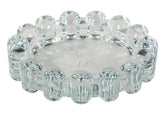 Alice Lane front view showing glass dish and sculptural bubble silhouette benefit: stylish surface protection