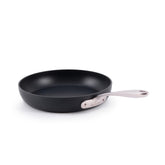 All-Clad 10" front view showing polished rim and cooking surface, highlighting durability