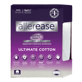AllerEase front view shows zippered twin protector, protection and neat fit