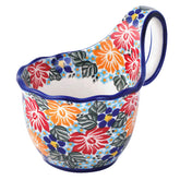 ALMA front view of Thriving Floral bowl showing colorful petals and usable capacity