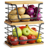 ALOCEO front view showing both stackable stainless steel dispensers for tidy storage
