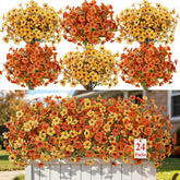 Alupssuc front view of 24-bundle pack showing ready-to-use autumn colors and fullness