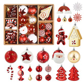 Alupssuc front packaging showing 80-piece red white gold set, easy selection