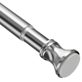 Amazer chrome rod fully extended showing fit and easy installation benefit