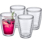 Amazing Abby clear front view of 16oz tumbler showing sleek modern shape and presentation benefit