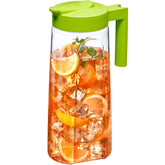 Amazing Abby front view green pitcher shows slim space-saving design