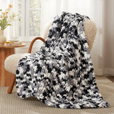 Amélie Home front view of 50x60 throw shows modern layered decor benefit