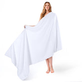American Soft Linen front folded towel showing plushness and coverage