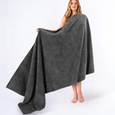 American Soft Linen front packaging showing 40x80 XL towel and plush look for quick identification