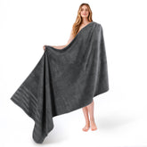 American Soft Linen front view of XL bath sheet for full coverage