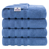 American Soft Linen front packaging showing the four-towel set and elegant presentation
