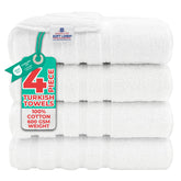 American Soft Linen front packaging showing four towels and neat presentation for gifting