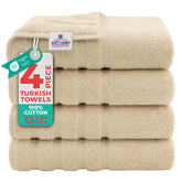 American Soft Linen front packaging showing set and benefit of coordinated towels