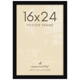 Americanflat front view of black 16x24 frame showing clean presentation and instant polish