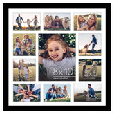 Americanflat front view of black 20x20 frame showing neat gallery look and elegance