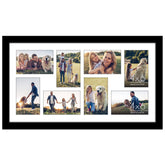 Americanflat front view of black 12x22 frame showing sleek gallery style and versatility