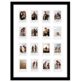 americanflat front view black grid showing 16 mini photos and neat display benefit