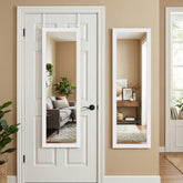 Americanflat front view white frame showing clean modern look and space benefit