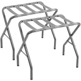 AMHANCIBLE luggage rack front view showing sturdy steel frame and neat finish benefit durability