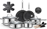 Ammeloo front view showing full 17-piece set and contents, ready out of box