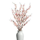 Ammyoo front view of four pink cherry blossom stems showing full set and color benefits